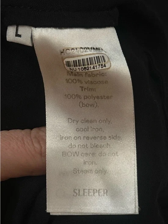 Sleeper Black Venus One Shoulder Maxi Dress Size Large 38247 - Picture 11 of 13